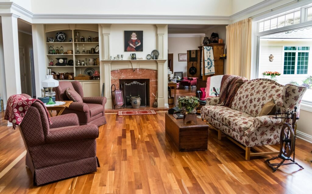 Interior living room Hardwood floor